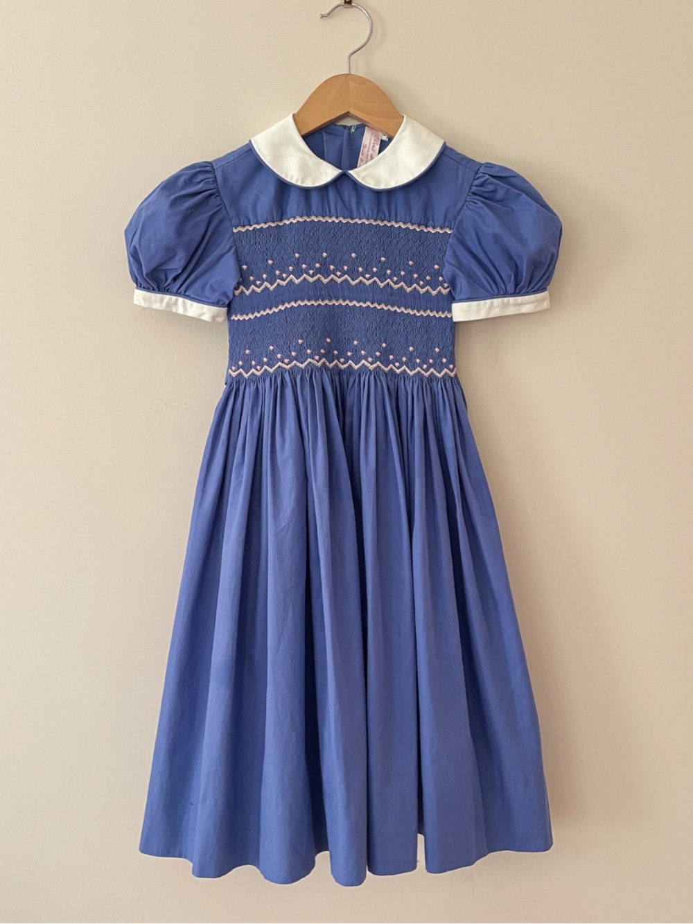 RARE! BOIS DE ROSE 🇫🇷 Hand Smocked & Embroidered Heirloom Bishop Dress